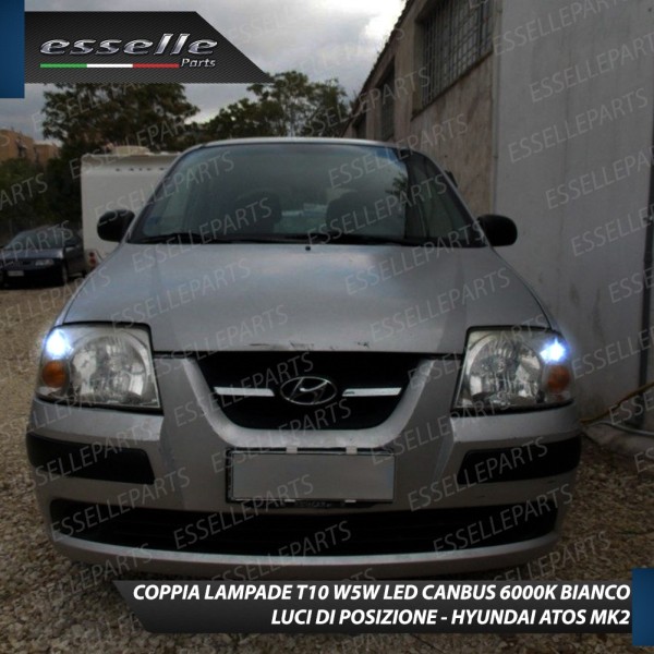 Luci posizione T10 W5W 5 LED Canbus Hyundai Atos