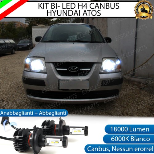 Kit Full LED H4 18000 LUMEN Anabbaglianti + Abbaglianti per Hyundai Atos