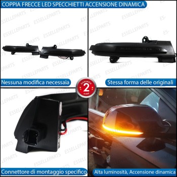 Set Frecce Dinamiche per Specchietti laterali LED RENAULT CAPTUR MK 2