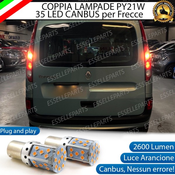 Lampade POSTERIORI PY21W BAU15S 35 LED Canbus RENAULT KANGOO II RESTYLING