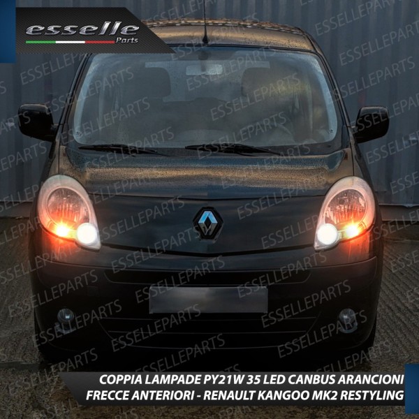 Coppia Frecce Anteriori PY21W 35 LED Canbus RENAULT KANGOO II RESTYLING