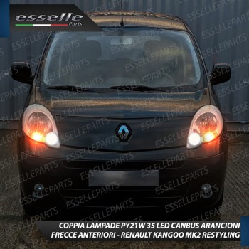 Coppia Frecce Anteriori PY21W 35 LED Canbus RENAULT KANGOO II RESTYLING