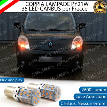 Coppia Frecce Anteriori PY21W 35 LED Canbus RENAULT KANGOO II RESTYLING