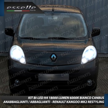 Kit Full LED H4 18000 Lumen 6000K bianco RENAULT KANGOO MK2 RESTYLING