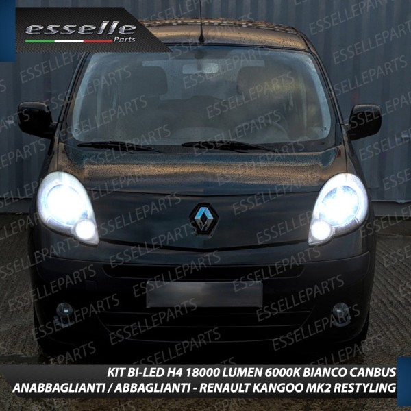 Conversione Fari Full LED 6000K bianco Renault Kangoo 2 Restyling