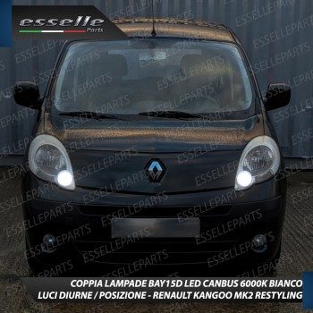 Conversione Fari Full LED 6000K bianco Renault Kangoo 2 Restyling