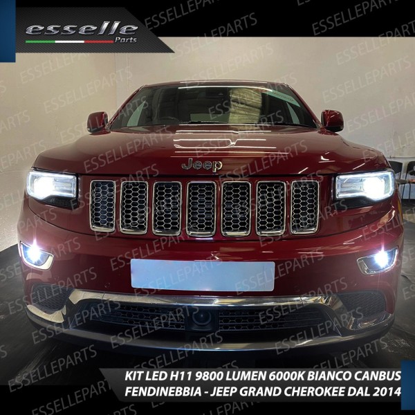Kit Full LED H11 Fendinebbia 9800 LUMEN JEEP GRAND CHEROKEE IV WK2 RESTYLING