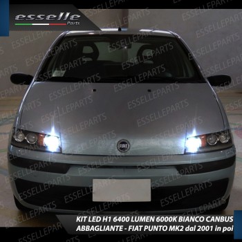 Conversione Fari Full LED 9600LM + 6400LM + 330LM Fiat Punto MK2 Dal 2001