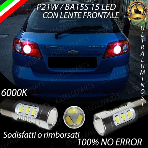Luci Retromarcia 15 LED Chevrolet Lacetti CON LENTE FRONTALE