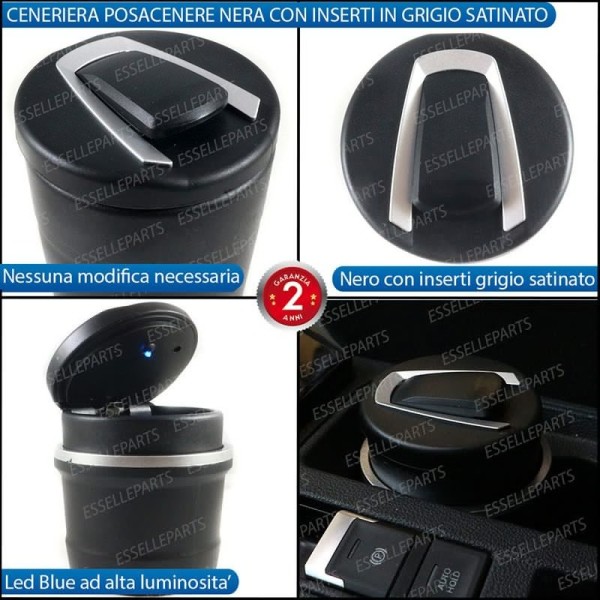 Posacenere con led BLU per Mitsubishi Space Star II Restyling 2019