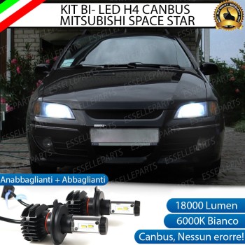 Kit Full LED H4 coppia lampade ANABBAGLIANTI/ABBAGLIANTI MITSUBISHI SPACE STAR I Kit Full LED H4 coppia lampade ANABBAGLIANTI/ABBAGLIANTI MITSUBISHI SPACE STAR I