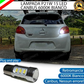Lampada P21W LED con lente Retromarcia MITSUBISHI SPACE STAR 2 con fari Alogeni Lampada P21W LED con lente Retromarcia MITSUBISHI SPACE STAR 2 con fari Alogeni
