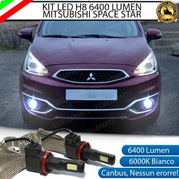 Kit Full LED H8 6400 LUMEN Fendinebbia SPACE STAR II Kit Full LED H8 6400 LUMEN Fendinebbia SPACE STAR II