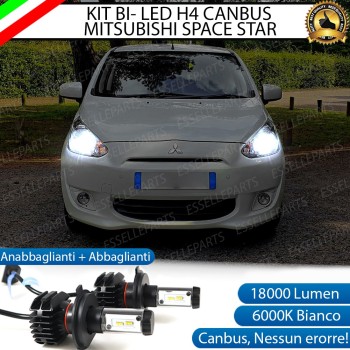 Kit Full LED H4 coppia lampade ANABBAGLIANTI/ABBAGLIANTI MITSUBISHI SPACE STAR II Kit Full LED H4 coppia lampade ANABBAGLIANTI/ABBAGLIANTI MITSUBISHI SPACE STAR II