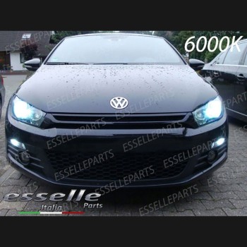 Kit Xenon H7 Anabbaglianti AC 6000K bianco ghiaccio VW Scirocco Restyling