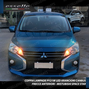Coppia Frecce Anteriori PY21W 35 LED Canbus MITSUBISHI SPACE STAR II RESTYLING Coppia Frecce Anteriori PY21W 35 LED Canbus MITSUBISHI SPACE STAR II RESTYLING