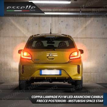 Lampade POSTERIORI PY21W BAU15S 35 LED Canbus MITSUBISHI SPACE STAR II RESTYLING Lampade POSTERIORI PY21W BAU15S 35 LED Canbus MITSUBISHI SPACE STAR II RESTYLING