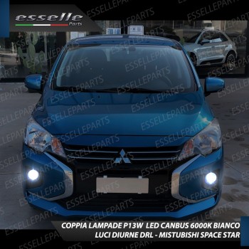 Luci di Posizione/Diurne 18 LED P13W MITSUBISHI SPACE STAR II RESTYLING Luci di Posizione/Diurne 18 LED P13W MITSUBISHI SPACE STAR II RESTYLING