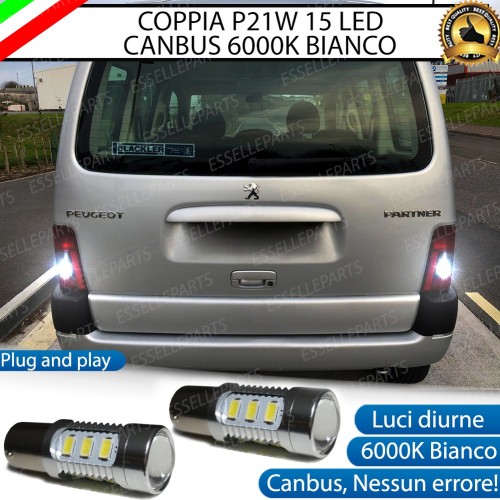 Luci Retromarcia 15 LED PEUGEOT PARTNER I CON LENTE FRONTALE