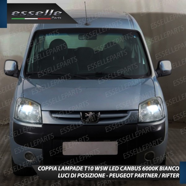 Luci posizione T10 W5W 5 LED Canbus Peugeot Partner