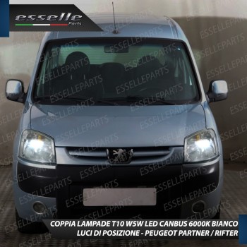 Luci posizione T10 W5W 5 LED Canbus Peugeot Partner