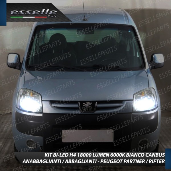 Kit LED 6000K Bianco H4 Canbus per PEUGEOT PARTNER I