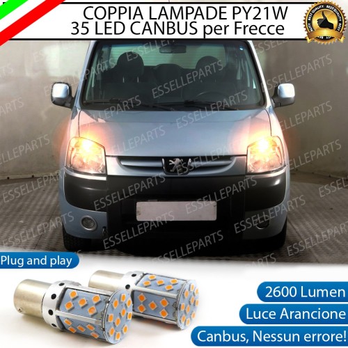 Coppia Frecce Anteriori PY21W 35 LED Canbus PEUGEOT PARTNER I