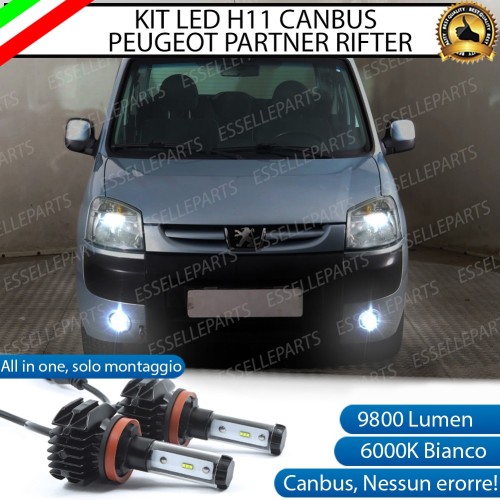 Kit Full LED H11 Fendinebbia 9800 LUMEN PEUGEOT PARTNER I DAL 2004 IN POI