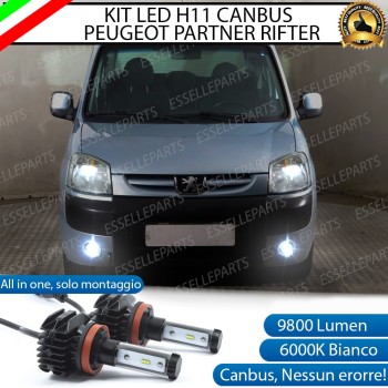 Kit Full LED H11 Fendinebbia 9800 LUMEN PEUGEOT PARTNER I DAL 2004 IN POI