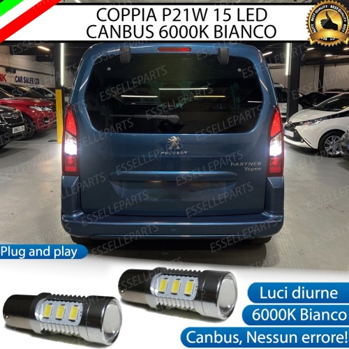 Luci Retromarcia 15 LED PEUGEOT PARTNER II CON LENTE FRONTALE