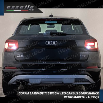 Luci Retromarcia Led Canbus AUDI Q2 6000K Luce Bianca No Error