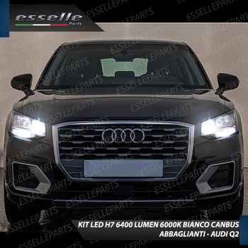 Conversione Fari Full LED 6000k canbus AUDI Q2 Luce Bianca No Error