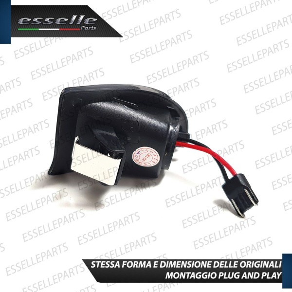 PLACCHETTE Nere LED FRECCE LATERALI PER SMART FORTWO 451