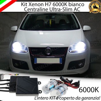 Kit xenon ultraslim 6000k 6000k VW GOLF V Luce Bianca No Error