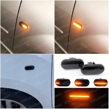 Placchette Dinamiche Laterali Nere a led per frecce specifiche SMART FORTWO III Placchette Dinamiche Laterali Nere a led per frecce specifiche SMART FORTWO III