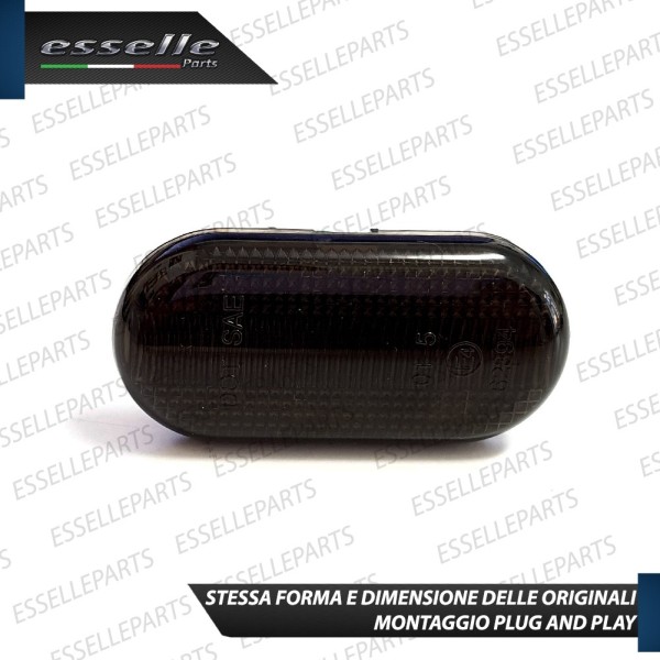 Placchette Dinamiche Laterali Nere a led per frecce specifiche DACIA LODGY