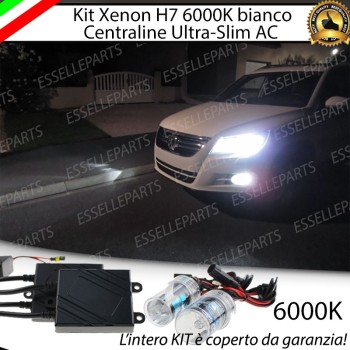 Kit Xenon H7 Anabbaglianti AC 6000K bianco ghiaccio VW Tiguan 5N pre-Restyling