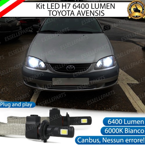 Kit Full LED H7 6400 LUMEN Anabbaglianti TOYOTA AVENSIS I