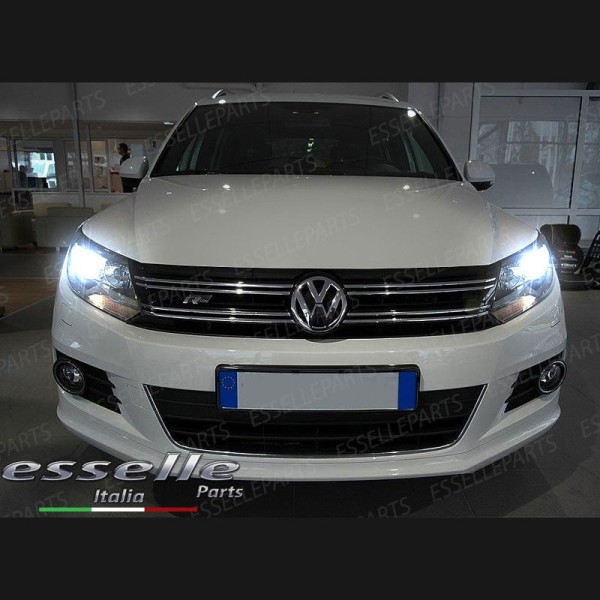 Kit Xenon H7 Anabbaglianti AC 6000K bianco ghiaccio VW Tiguan 5N Restyling