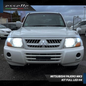 Kit Full LED H4 coppia lampade ANABBAGLIANTI/ABBAGLIANTI MITSUBISHI PAJERO III Kit Full LED H4 coppia lampade ANABBAGLIANTI/ABBAGLIANTI MITSUBISHI PAJERO III