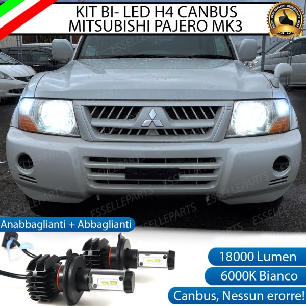 Kit Full LED H4 coppia lampade ANABBAGLIANTI/ABBAGLIANTI MITSUBISHI PAJERO III