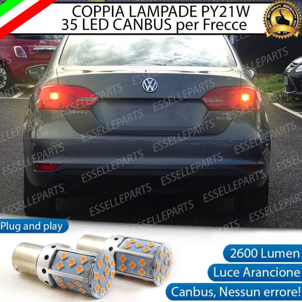 Lampade POSTERIORI PY21W BAU15S 35 LED Canbus VW JETTA 6 CON FARI POSTERIORI ALOGENI