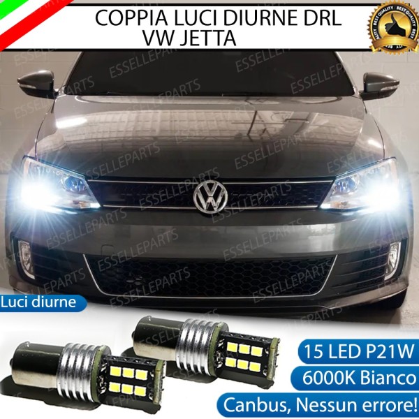 Luci Posizione/Diurne 15 LED BA15S P21W VW JETTA 6
