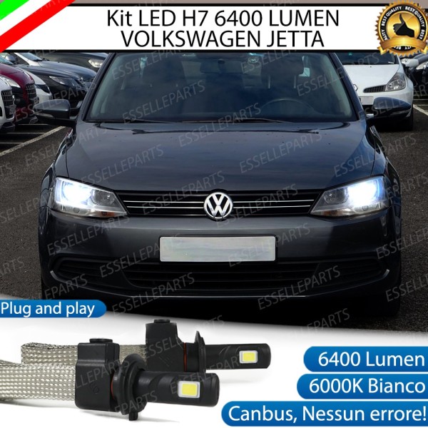 Kit Full LED H7 6400 LUMEN Anabbaglianti VW JETTA 6