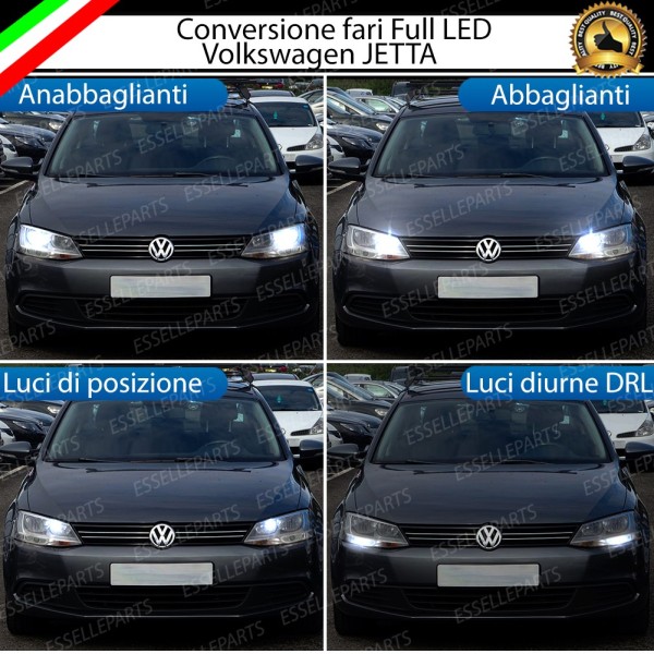 Conversione Fari Full LED VW JETTA 6