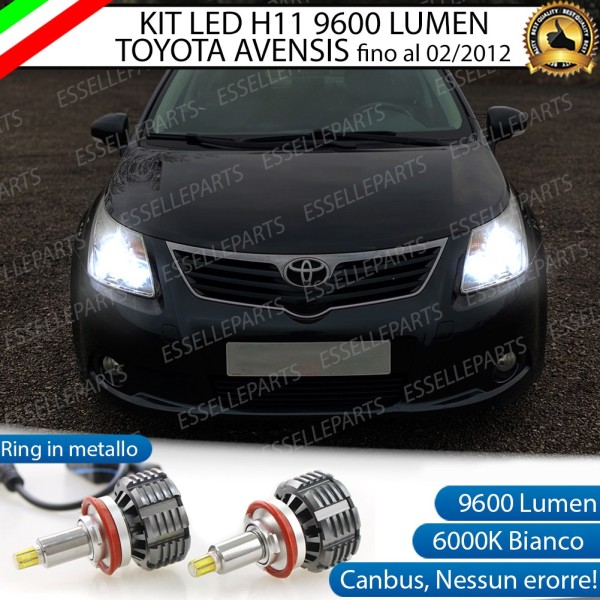 Kit Full LED H11 coppia lampade anabbaglianti TOYOTA AVENSIS T27 FINO AL 10/2011