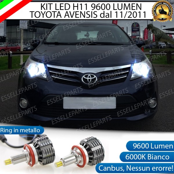 Kit Full LED H11 coppia lampade anabbaglianti TOYOTA AVENSIS T27 RESTYLING DAL 11/2011