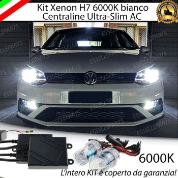 Kit Xenon H7 Anabbaglianti AC 6000K bianco ghiaccio VW Polo 6C1 Dal 2014