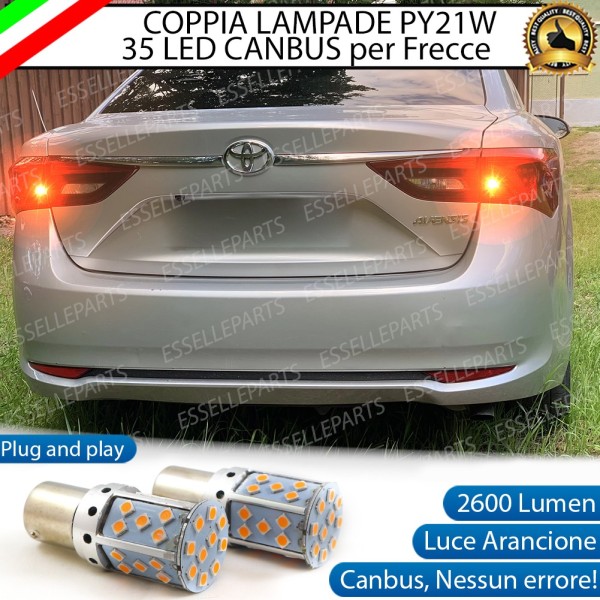 Lampade POSTERIORI PY21W BAU15S 35 LED Canbus TOYOTA AVENSIS T27 RESTYLING DAL 05/2015