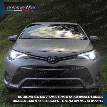 Kit Mono led HIR/HIR2 12000 Lumen 6000K TOYOTA AVENSIS T27 RESTYLING